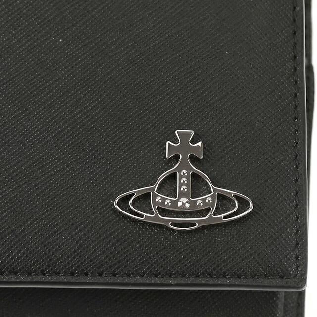 【新品】ヴィヴィアン ウエストウッド Vivienne Westwood 財布 ユニセックス 5115002PM S000B N401 SAFFIANO PLAIN ヴィヴィアン ウエストウッド 二つ折り財布 メンズ レディース
