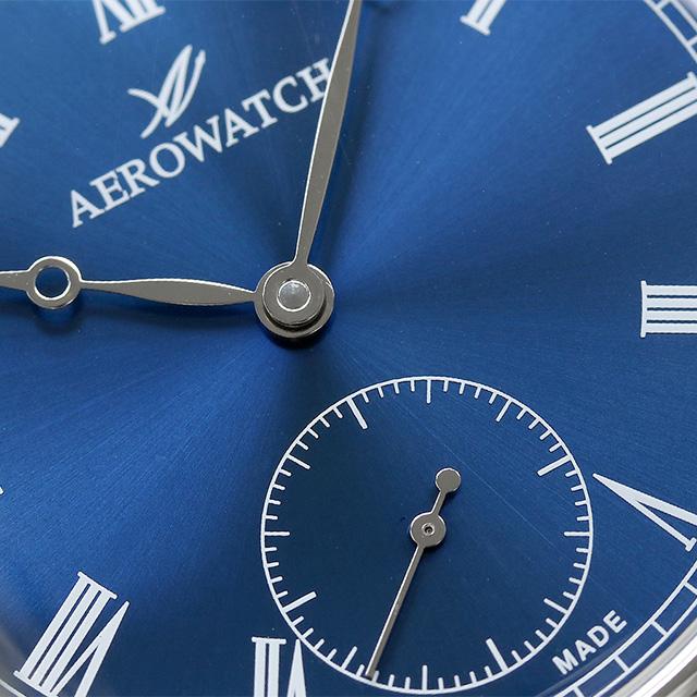 アエロウォッチ 手巻き 懐中時計 AEROWATCH 55831 AA02 アナログ ブルー スイス製 記念品 プレゼント ギフト｜nanaple｜04