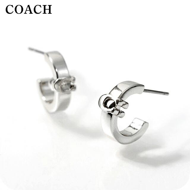 コーチ ピアス レディース ブランド COACH ロゴ スタッド 両耳用 560724RHO030 シルバー アクセサリー