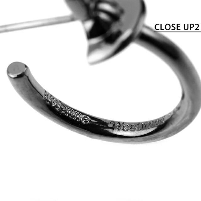 ヴィヴィアン ウエストウッド ピアス メンズ レディース ブランド Vivienne Westwood ヴェラ スタッド 片耳用 6203008D-02S001 ガンメタルの画像