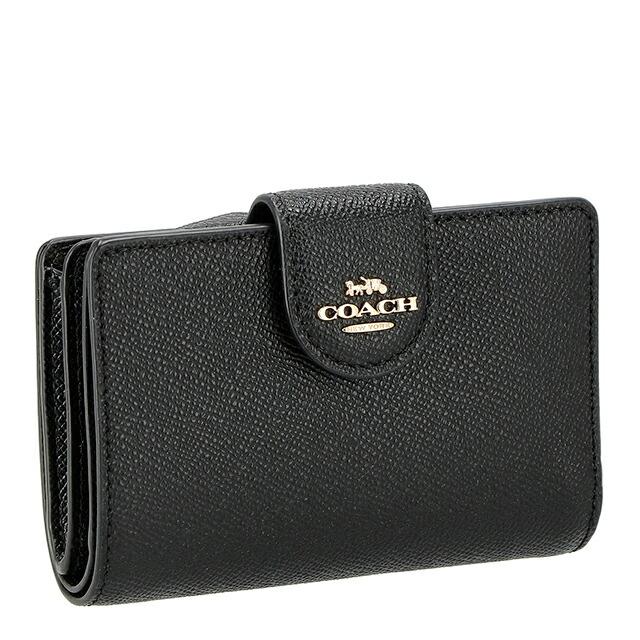 【新品未使用❣️】COACH コーチ 二つ折り財布 ブラック 6390 付属品完備 COACH（コーチ） 二つ折り財布 二折財布 レディース ブランド COACH