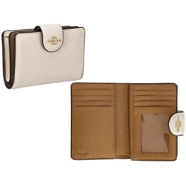 COACH（コーチ） 二つ折り財布 レディース ブランド レザー 6390 IMCHK