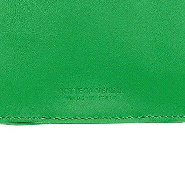 ボッテガ・ヴェネタ 三つ折り財布 三折財布 レディース ブランド BOTTEGA VENETA レザー Italy 666944-V3UH2 3722 グリーンの画像