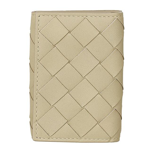 ボッテガ・ヴェネタ 三つ折り財布 三折財布 レディース ブランド BOTTEGA VENETA レザー Italy 666944-V3UH2 9776 ゴールドの画像