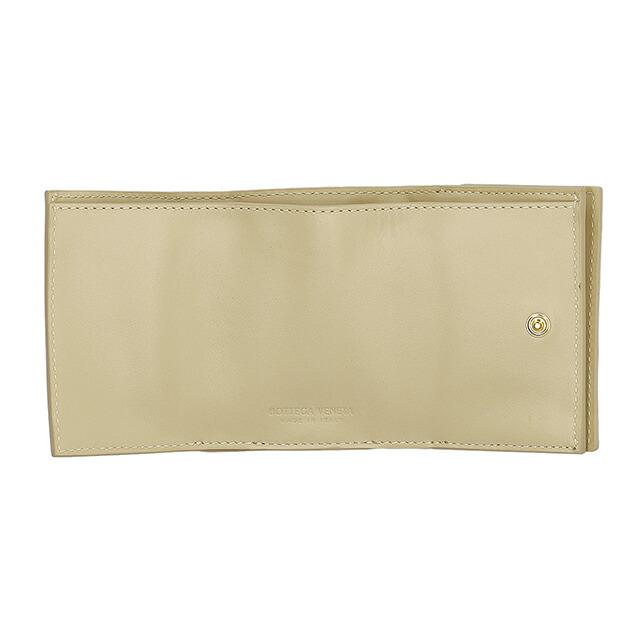 ボッテガ・ヴェネタ 三つ折り財布 三折財布 レディース ブランド BOTTEGA VENETA レザー Italy 666944-V3UH2 9776 ゴールドの画像