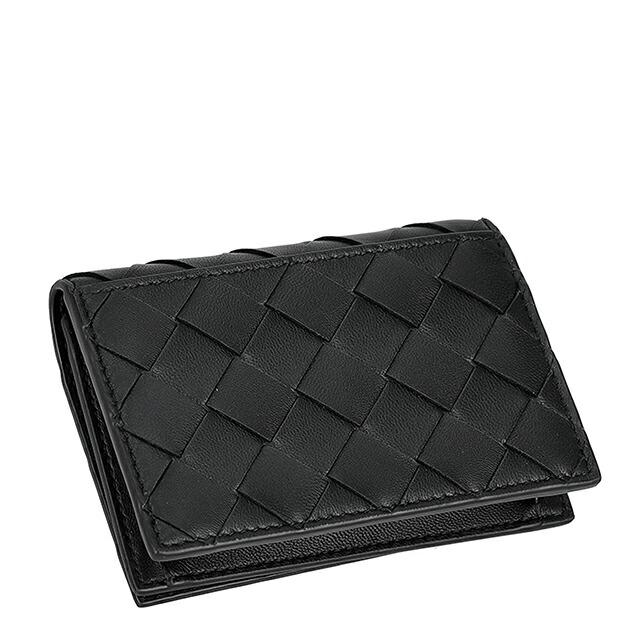 ボッテガ・ヴェネタ カードケース レディース ブランド BOTTEGA VENETA レザー Italy 667141-V3UH2 8425 ブラックの画像