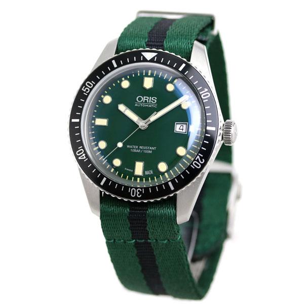 4/28はさらに+10倍 オリス ORIS ダイバーズ65 42mm メンズ 腕時計 ブランド 01 733 7720 4057 07 6 21 25FC 自動巻き 機械式 時計 グリーン 新品｜nanaple｜02