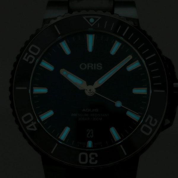 オリス ORIS アクイス デイト 39mm メンズ 腕時計 ブランド 01 733 7732 4135 07 8 21 05PEB 自動巻き 機械式 時計 ブルー 新品 父の日 プレゼント 実用的｜nanaple｜07