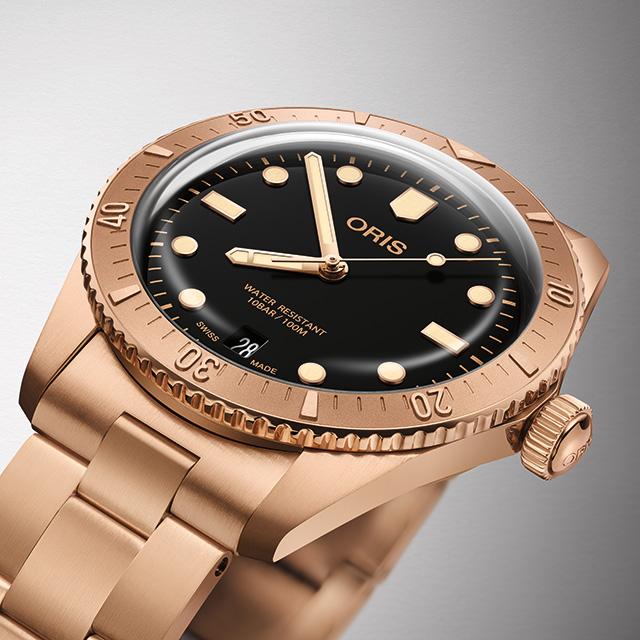 ORIS（オリス）メンズ ヴィンテージブロンズ時計 コットンキャンディ
