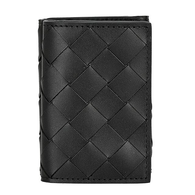 ボッテガ・ヴェネタ 三つ折り財布 三折財布 メンズ ブランド BOTTEGA VENETA Italy 751145-V3US1 8803 ブラックの画像