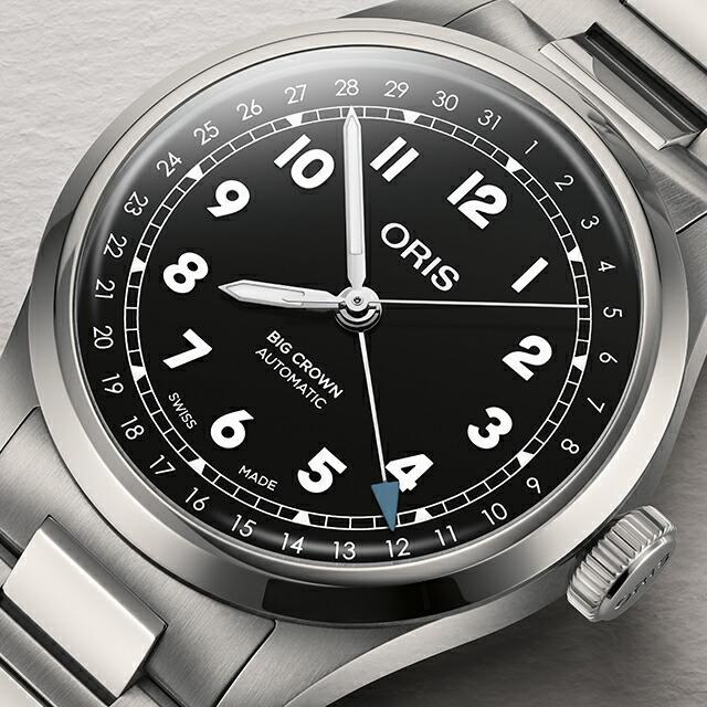 ORIS ビッククラウン ポインターデイト ブラック BIG CROWN オリス ビッグクラウン ポインターデイト 40mm 自動巻き