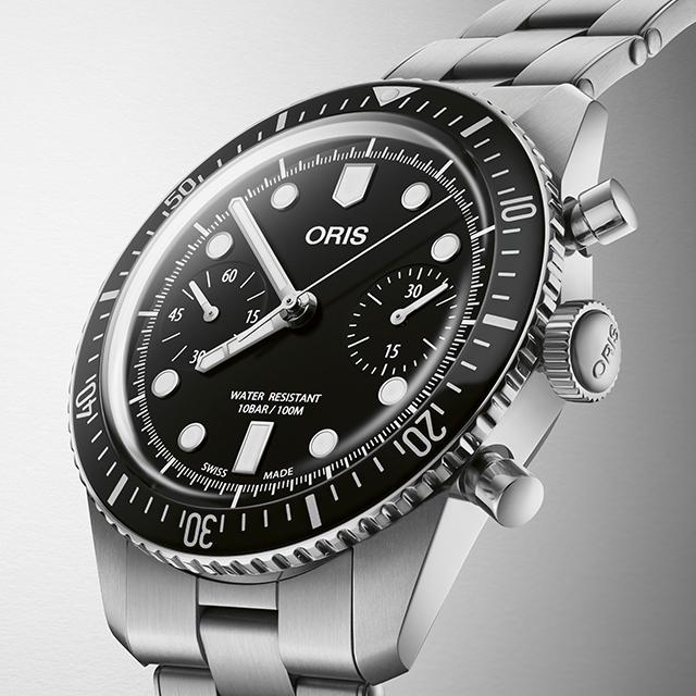 ORIS（オリス） 時計 ダイバーズ65 クロノグラフ 40mm 01 771 7791