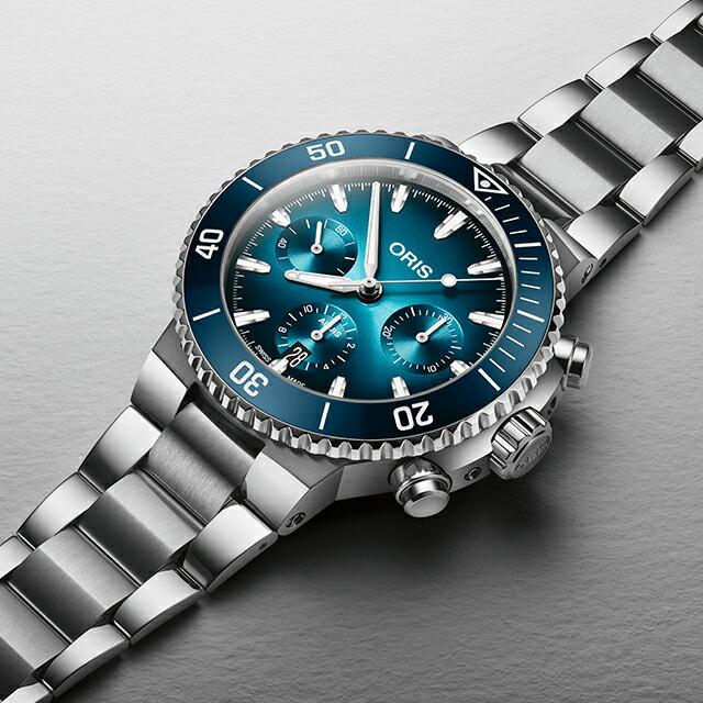 AQUIS オリス アクイス クロノグラフ 43.5mm 自動巻き 腕時計 ブランド 