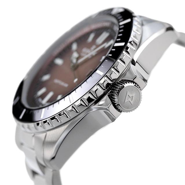 エドックス 腕時計 ブランド スカイダイバー ネプチュニアン オートマティック 自動巻き 機械式 メンズ 80120-3NM-BRD アナログ 父の日 プレゼント 実用的｜nanaple｜03