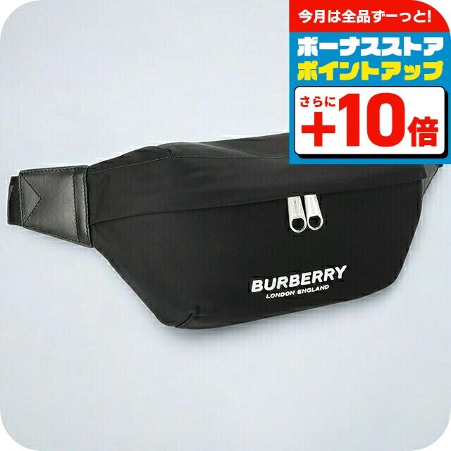 バ−バリ− ボディバッグ メンズ ブランド BURBERRY 8049095 ブラック BURBERRY（バーバリー） ボディバッグ メンズ ブランド BURBERRY