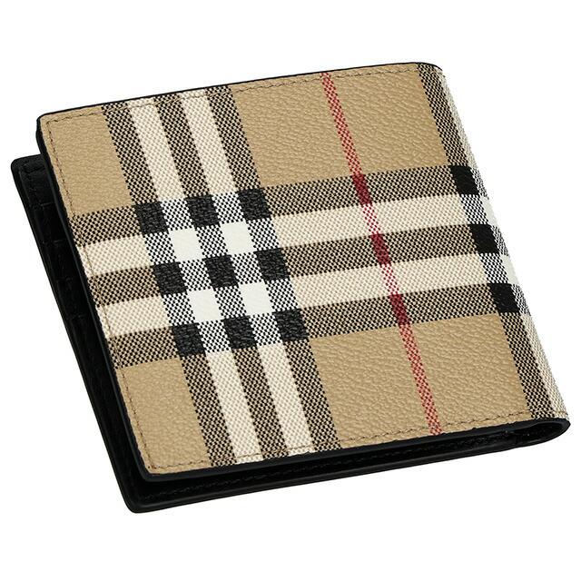 BURBERRY（バーバリー） 二つ折り財布 メンズ ブランド チェック