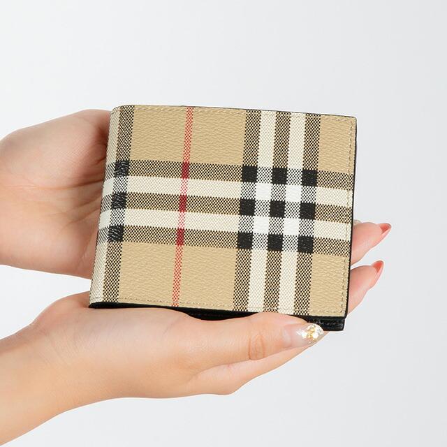 BURBERRY（バーバリー） 二つ折り財布 メンズ ブランド チェック