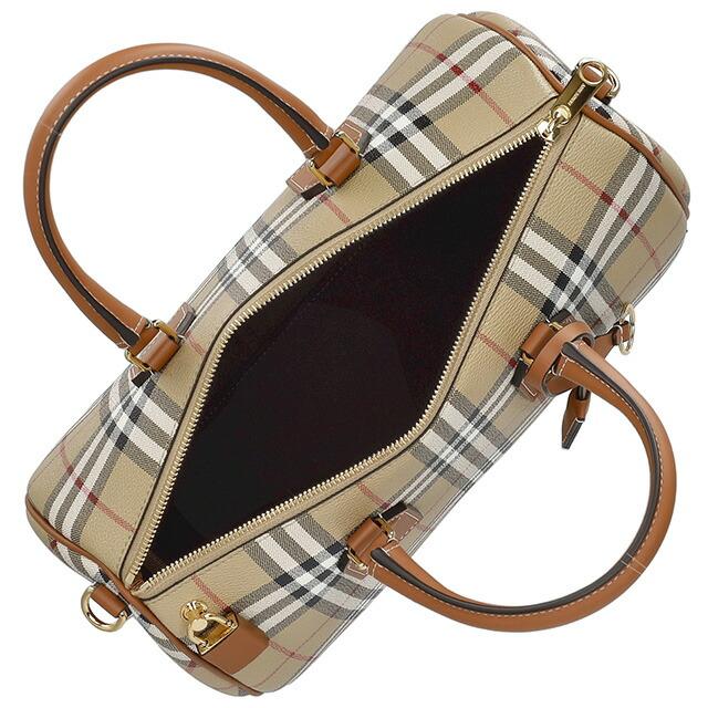 バーバリーズ オールド ハンドバッグ ベージュ ウィンドウペン チェック BURBERRY（バーバリー） ハンドバッグ レディース ブランド チェック