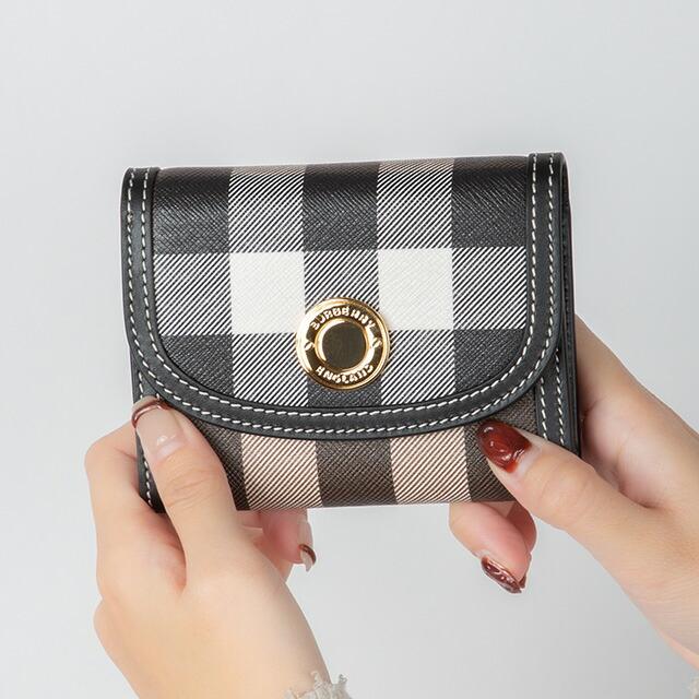 BURBERRY（バーバリー） 三つ折り財布 レディース ブランド チェック 