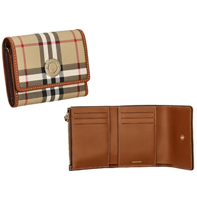 BURBERRY（バーバリー） 三つ折り財布 レディース ブランド チェック 