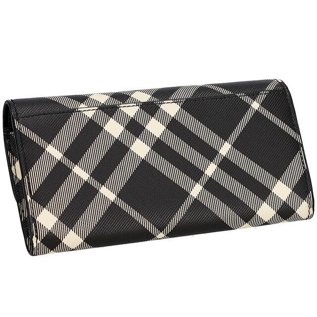 BURBERRY 長財布 ブラック チェック柄 BURBERRY（バーバリー） 長財布 レディース ブランド チェック 8095269