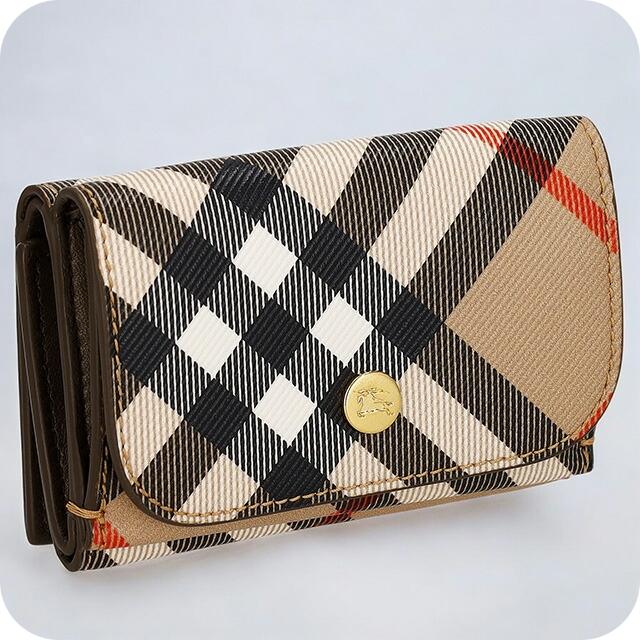 BURBERRY（バーバリー） 三つ折り財布 レディース ブランド チェック