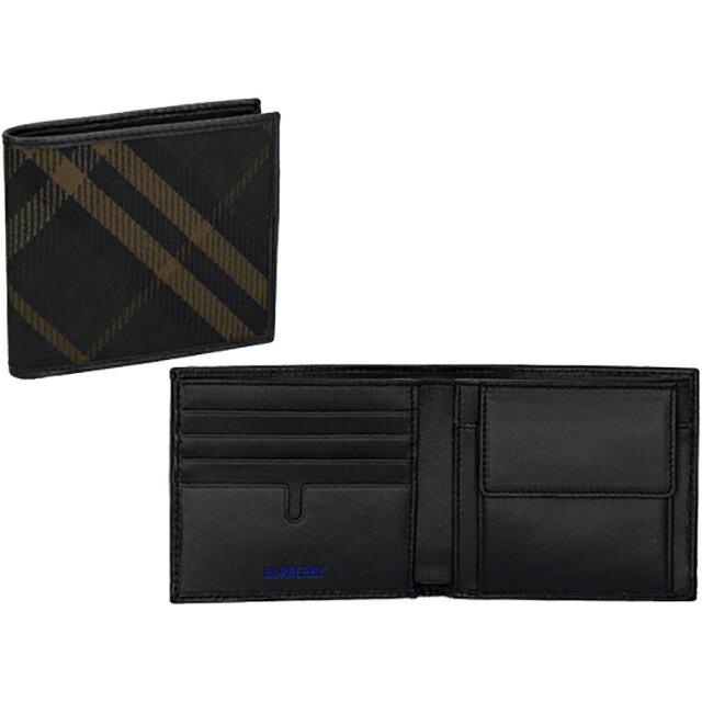 【コピー】BURBERRY ブラック 二つ折り財布 バーバリー BURBERRY London England メンズ 2つ折り財布 ブラック