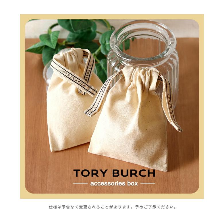 トリーバーチ ピアス レディース ブランド TORY BURCH MILLER PAVE HUGGIE HOOP EARRING フープ 両耳用 87041-783 Tory Gold アクセサリーの画像