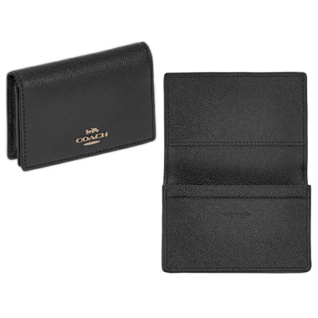 COACH コーチ 名刺入れ レディース ブランド 87731 ブラック