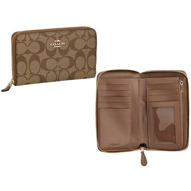COACH（コーチ） 二つ折り財布 レディース ブランド シグネチャー