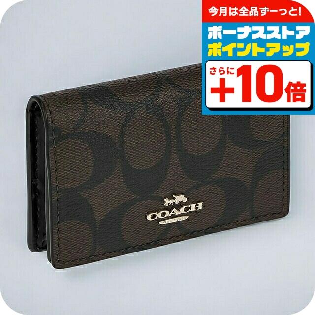 coach 名刺入れ Brandol / COACH コーチ 名刺入れ シグネチャー カードケース
