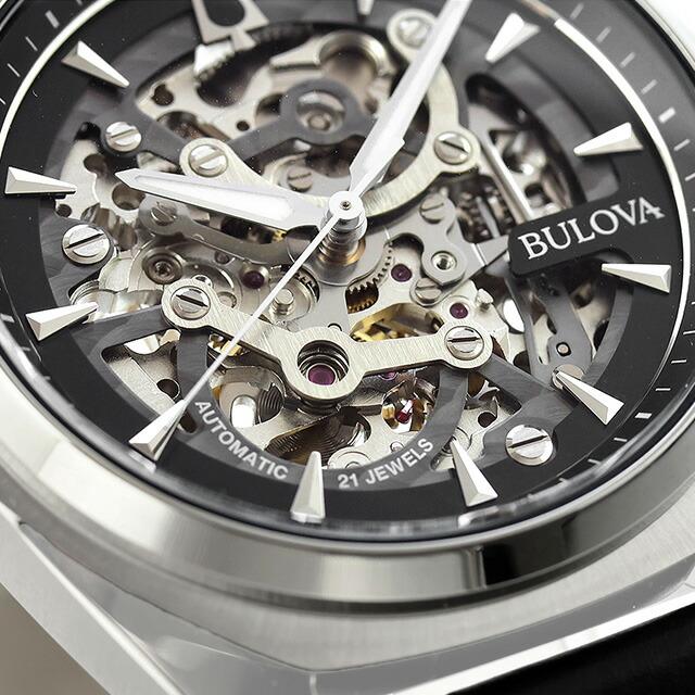 値下げ◎Bulova 自動巻き時計 10 ATM 黒文字盤 BULOVA Marin Star 98A302 自動巻き／42時間パワーリザーブ – 東京