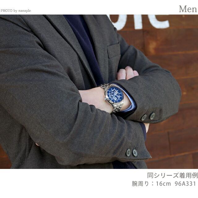 Bulova 自動巻き 腕時計 ネイビー BULOVA（ブローバ） クラシック メカニカル 自動巻き 腕時計 ブランド