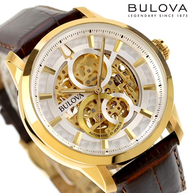 時計 BULOVA AUTOMATIC 97A138 BULOVA（ブローバ） クラシック 自動巻き 腕時計 ブランド メンズ