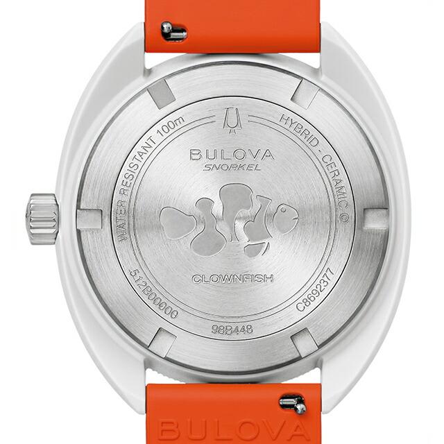 ブローバ アーカイブスシリーズ スノーケル オレンジ カクレクマノミ クォーツ 電池式 腕時計 ブランド メンズ BULOVA 98B448 アナログの画像