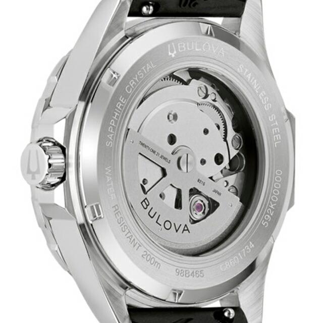 ブローバ マリンスター 自動巻き 腕時計 ブランド メンズ BULOVA 98B465 アナログ ブラックグラデーション ブラック 黒の画像