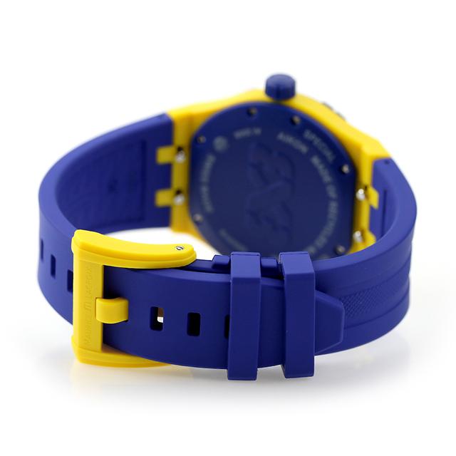 モーリスラクロア AIKON #tide FIBA 3x3 40mm 腕時計 ブランド メンズ AI2008-68YZ8-800-0 アナログ イエロー ブルー 父の日 プレゼント 実用的｜nanaple｜05