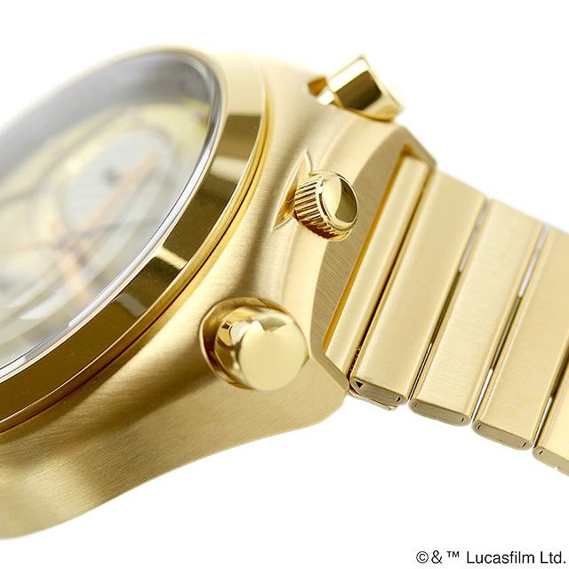シチズン コレクション レコードレーベル ツノクロノ スターウォーズ C-3PO 限定モデル 腕時計 ブランド AN3662-51W CITIZEN メンズ 父の日 プレゼント 実用的｜nanaple｜03