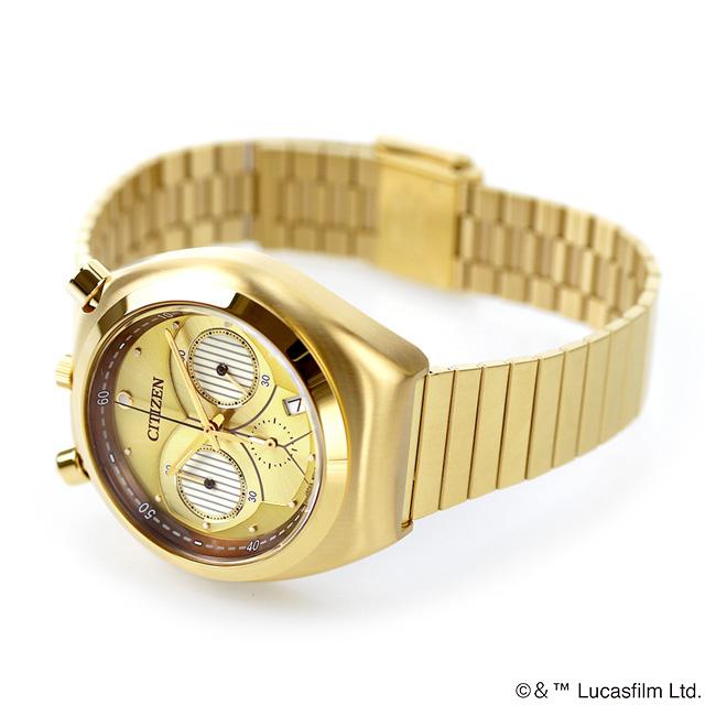 シチズン コレクション レコードレーベル ツノクロノ スターウォーズ C-3PO 限定モデル 腕時計 ブランド AN3662-51W CITIZEN メンズ 父の日 プレゼント 実用的｜nanaple｜04