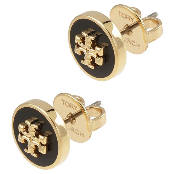 TORY BURCH（トリーバーチ） Tory Burch 90547-720 キラ エナメル サークル スタッド ピアス ダブルT ロゴ ...