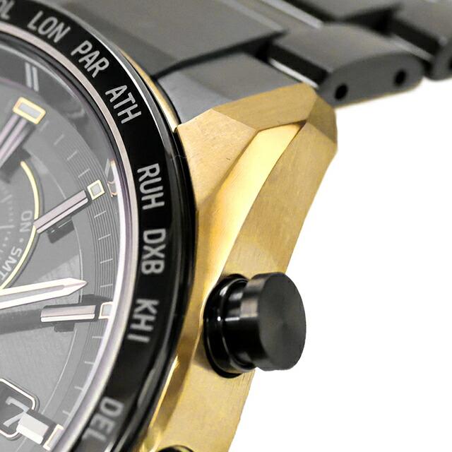 シチズン アテッサ LIGHT in BLACK Eco-Drive 50th Anniversary Edition 腕時計 メンズ チタン 数量限定 電波ソーラー CITIZEN ATTESA AT8384-58Eの画像