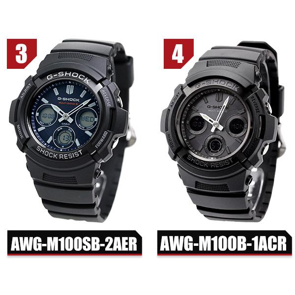 G-SHOCK 電波 ソーラー 電波時計 AWG-M100 アナデジ 腕時計 メンズ