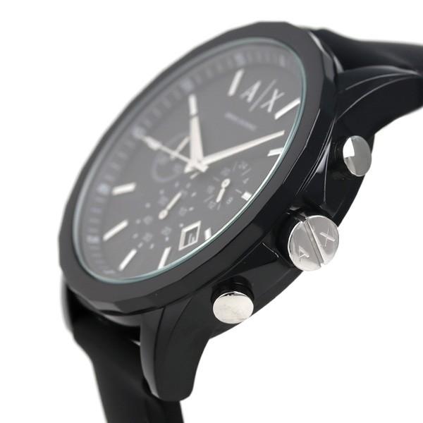 アルマーニ 時計 メンズ アルマーニ エクスチェンジ クロノグラフ AX1326 AX ARMANI EXCHANGE オールブラック 腕時計 父の日 プレゼント 実用的｜nanaple｜03