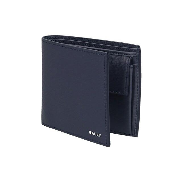 Bally（バリー） 財布 メンズ ブランド 二つ折り財布 6304558 ネイビー