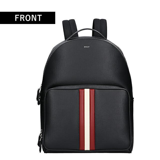 バリー リュック メンズ ブランド BALLY MYTHOS 6308460 ブラック レッド バッグ Bally（バリー） リュック メンズ ブランド BALLY MYTHOS 6308460