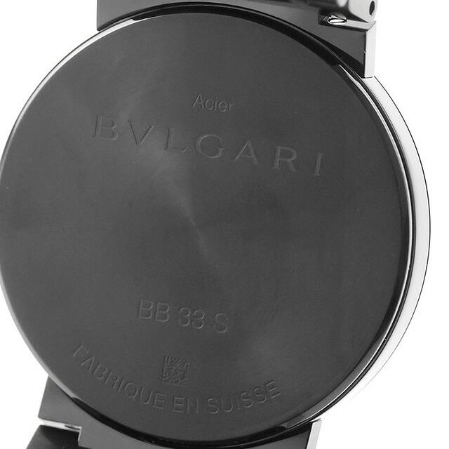 【新品】ブルガリ BVLGARI 腕時計 ユニセックス BBL33BSS/QZ ブルガリブルガリ BVLGARI BVLGARI クォーツ 電池式 ブラックxブラック アナログ表示 ブルガリ ブルガリブルガリ クォーツ 電池式 腕時計 ブランド メンズ