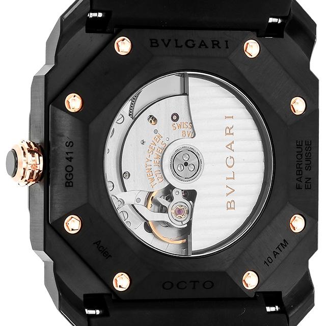 オクト ブルガリ ウルトラネロ 自動巻き 機械式 腕時計 メンズ BVLGARI