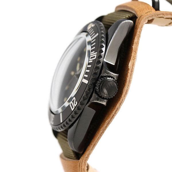 ヴァーグウォッチ ブラック サブ 40mm メンズ 腕時計 BS-L-B002 父の日 プレゼント 実用的｜nanaple｜03