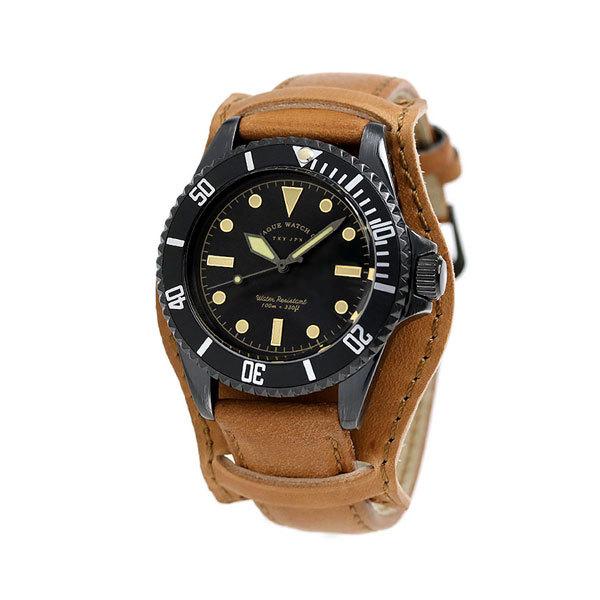 ヴァーグウォッチ ブラック サブ 40mm メンズ 腕時計 ブランド BS-L-CB002 父の日 プレゼント 実用的｜nanaple｜02