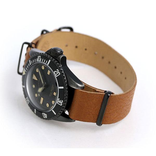 ヴァーグウォッチ ブラック サブ 40mm メンズ 腕時計 ブランド BS-L-N002 父の日 プレゼント 実用的｜nanaple｜04